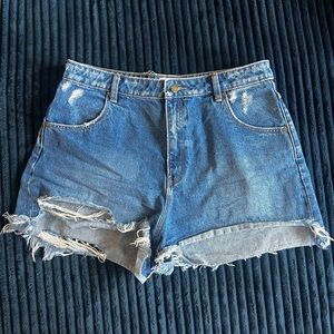 ROLLA’S Dusters Denim Shorts - Medium Wash